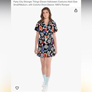 Stranger Things Eleven costume size adult S/M. Only worn once